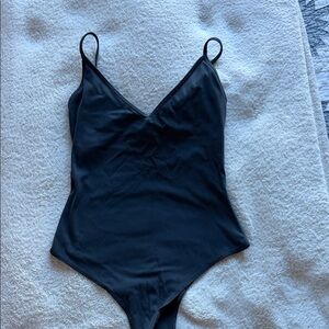 Garage grayish V-Neck Bodysuit